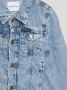 Calvin Klein Jeans Jeansjack met labelpatch model 'SALT PEPPER' - Thumbnail 1