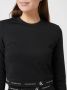 Calvin Klein Shirt met ronde hals REPEAT LOGO MILANO LS TOP met jeans elastische logotape bij de zoom - Thumbnail 6