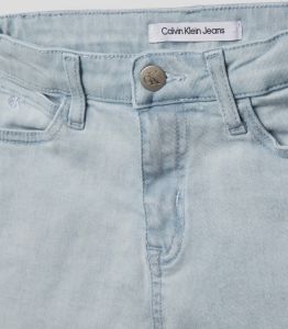 Calvin Klein Jeans Korte jeans met gerafelde pijpboorden