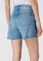 Calvin Klein Jeans Blauwe Versleten Denim Shorts Blue Dames - Thumbnail 8