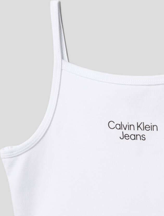 Calvin Klein Jeans Korte top met labelprint