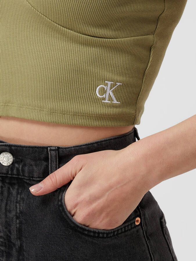 Calvin Klein Jeans Korte top met stretch