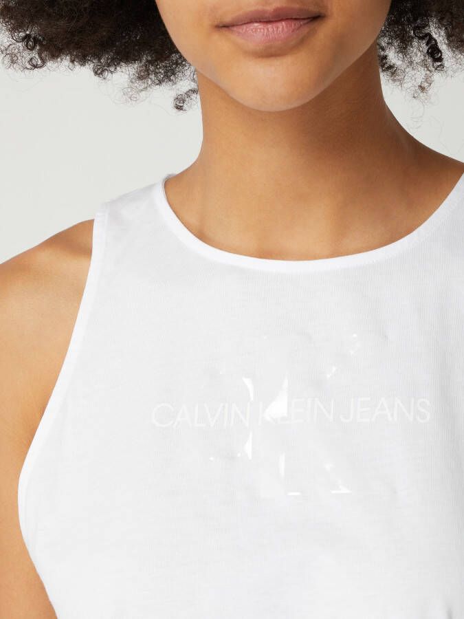 Calvin Klein Jeans Korte top van biologisch katoen