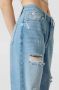 Calvin Klein Jeans Wijde Spijkerbroek voor Vrouwen Blue Dames - Thumbnail 3