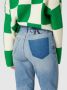 Calvin Klein Denim Mom Jeans Lichtblauw Versleten Blue Dames - Thumbnail 4