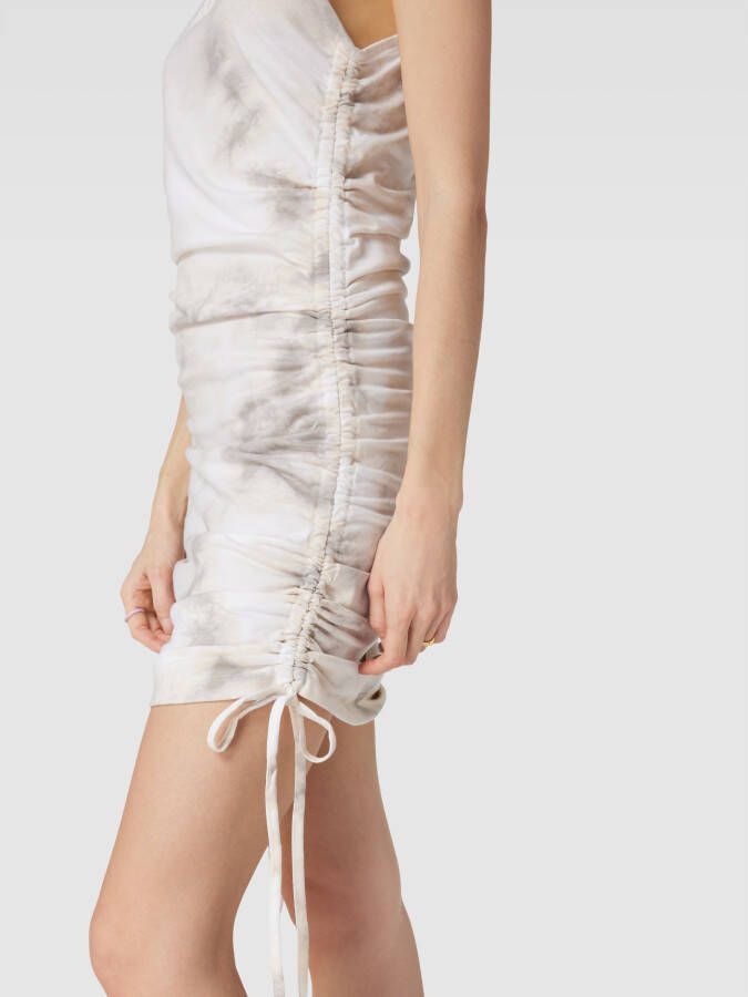 Calvin Klein Jeans Midi-jurk in batiklook model 'TIE DYE SIDE GATHERING' - Foto 2