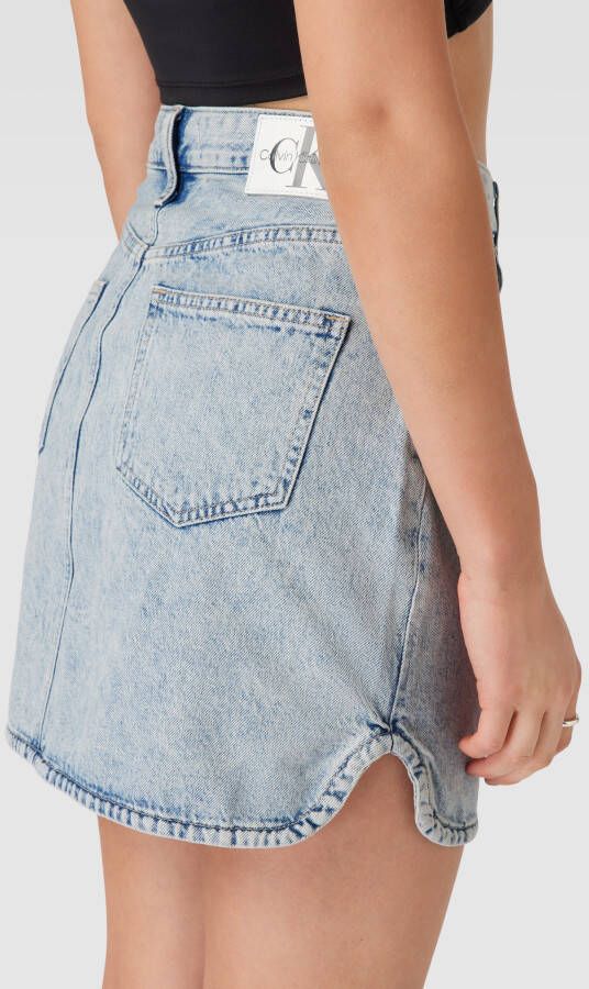 Calvin Klein Jeans Minirok in denimlook met 5-pocketmodel - Foto 2