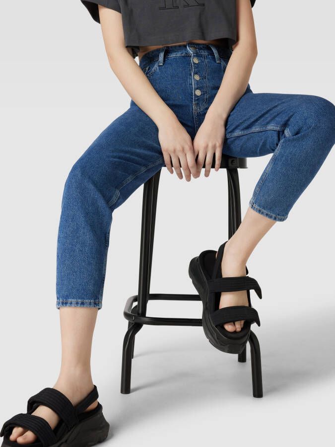 Calvin Klein Jeans Mom fit jeans met labeldetail model 'JEAN'