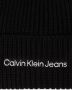 Calvin Klein Jeans Herfst Winter Katoenen Beanie Black - Thumbnail 3