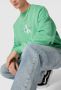 Calvin Klein Oversized Monologo Sweatshirt met ronde halslijn Green Heren - Thumbnail 3
