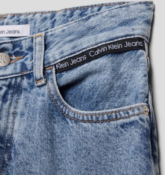 Calvin Klein Jeans Regular fit jeans met labelpatch model 'VINTAGE OCEAN'