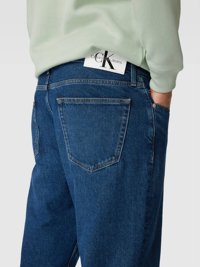 Calvin Klein Jeans Regular tapered fit jeans met 5-pocketmodel - Foto 2