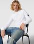 Calvin Klein Jeans Shirt met lange mouwen van katoen met structuurmotief model 'WAFFLE' - Thumbnail 6