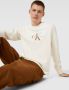 Calvin Klein Jeans Shirt met lange mouwen en wafelstructuur model 'ARCHIVAL' - Thumbnail 1