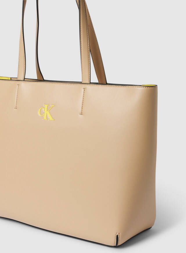 Calvin Klein Jeans Shopper met labelapplicatie model 'SLEEK'