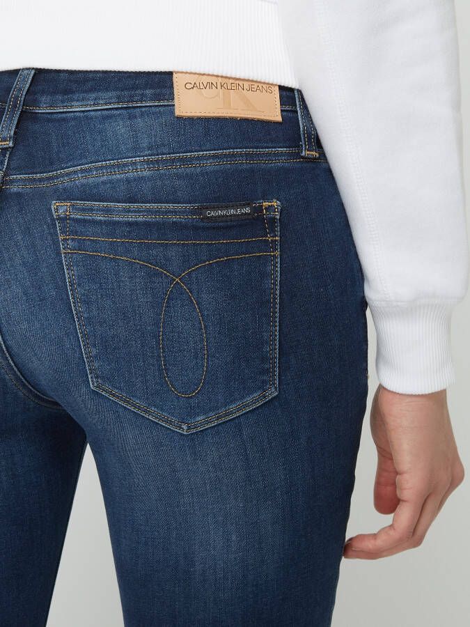 Calvin Klein Jeans Skinny fit mid rise jeans met stretch