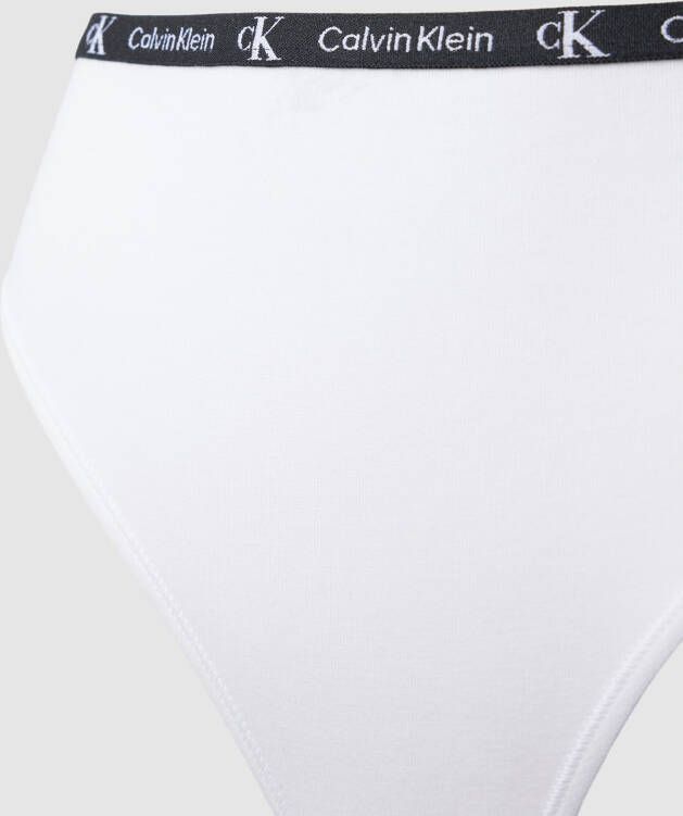 Calvin Klein Underwear String met elastische band met label in een set van 7 stuks