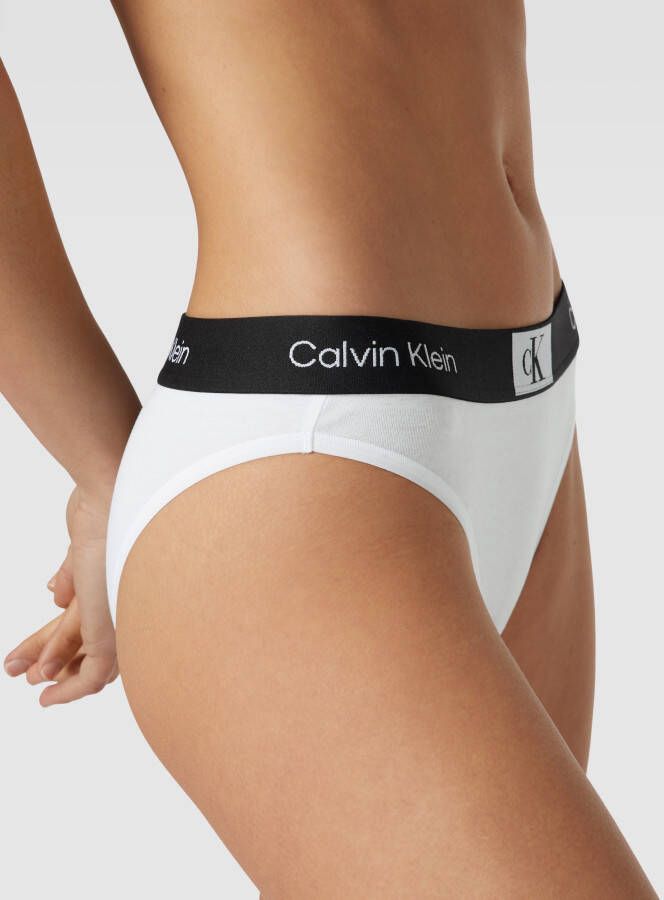 Calvin Klein Jeans Slip met elastische band met logo model 'MODERN'