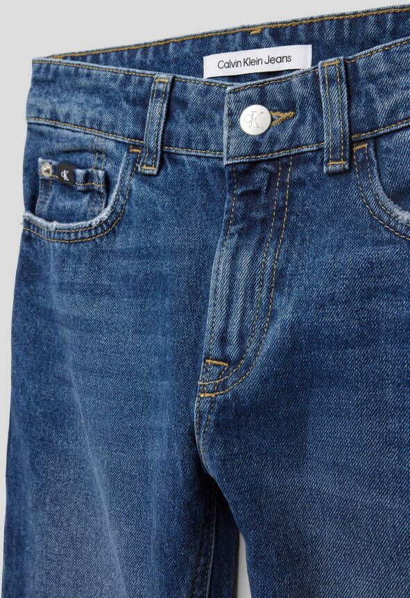 Calvin Klein Jeans Straight fit jeans met labelpatch model 'OCEAN'