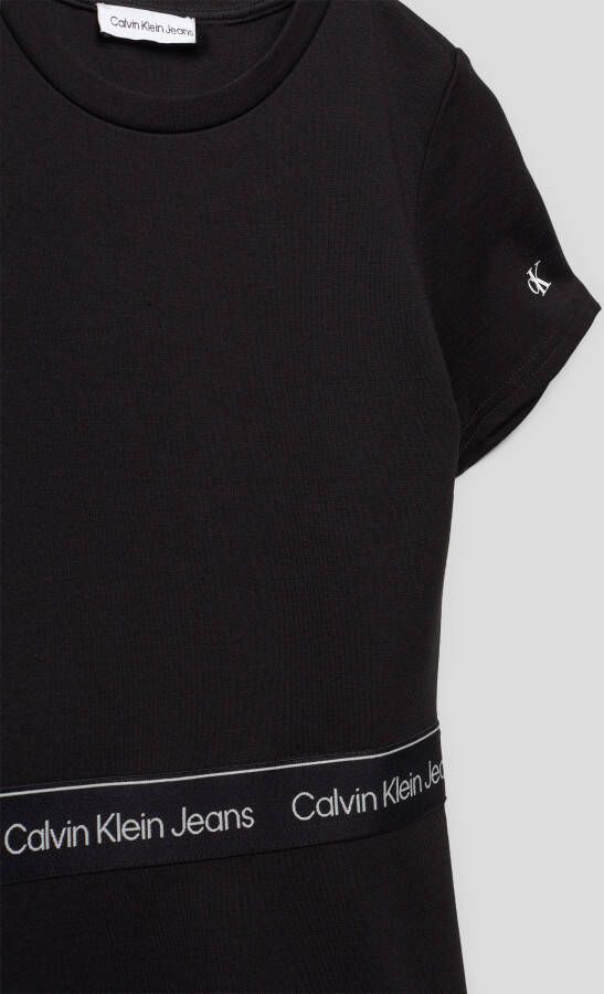 Calvin Klein Jeans Sweatjurk met logoband