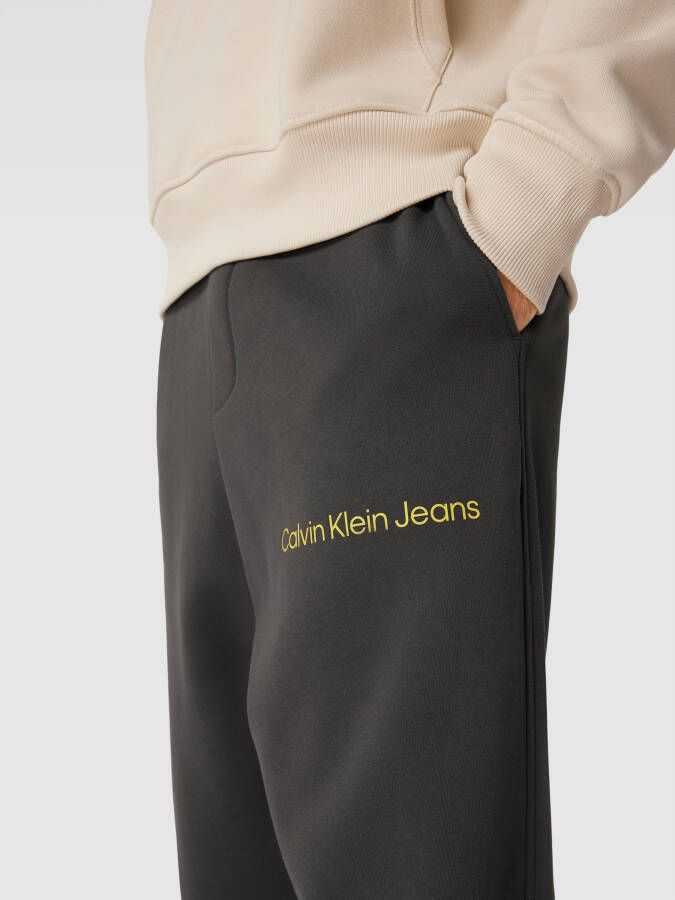 Calvin Klein Jeans Sweatpants met labelprint - Foto 2