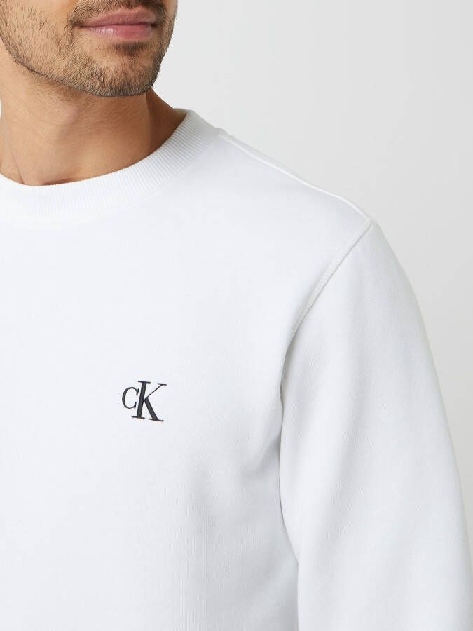 Calvin Klein Jeans Sweatshirt met geborduurd logo