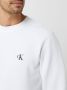 Calvin Klein Basic Sweatshirt Loose Fit Ronde Hals Lange Mouwen White Heren - Thumbnail 4