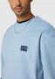 Calvin Klein Jeans Sweatshirt met labelpatch model 'SHRUNKEN BADGE' - Thumbnail 3
