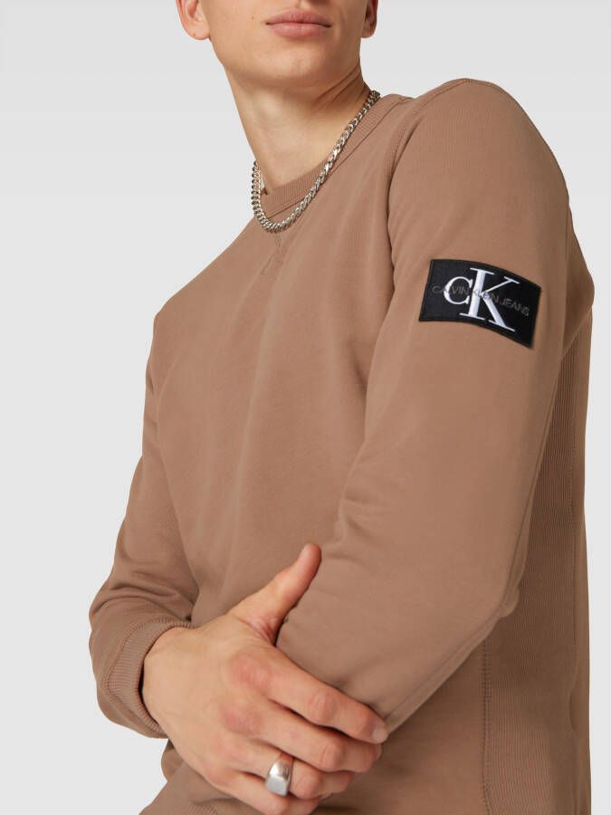 Calvin Klein Jeans Sweatshirt met labelprint