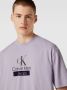 Calvin Klein Jeans T-shirt met labelprint - Thumbnail 2
