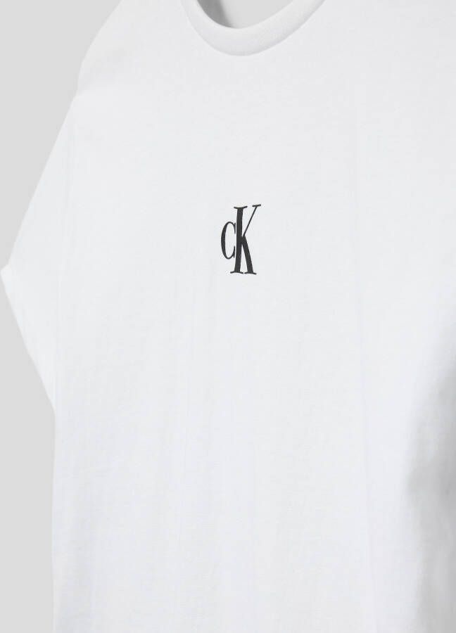 Calvin Klein Jeans T-shirt met labelprint model 'BOXY'