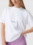 Calvin Klein Jeans T-shirt met labelstitching - Thumbnail 9