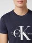 Calvin Klein Jeans Heren Blauw Print T-shirt Blue Heren - Thumbnail 6