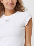 Calvin Klein Women Short Sleeve T-shirt White Wit Dames - Thumbnail 8