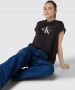 Calvin Klein Jeans T-shirt met vaste mouwomslag model 'ARCHIVAL MONOLOGO' - Thumbnail 9