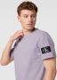 Calvin Klein Jeans T-shirt van katoen met structuurmotief model 'WAFFLE' - Thumbnail 3