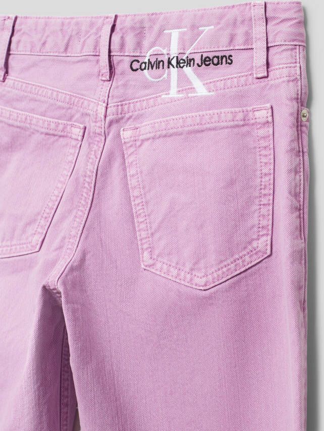 Calvin Klein Jeans Wide leg jeans van katoen model 'IRIS ORCHID'