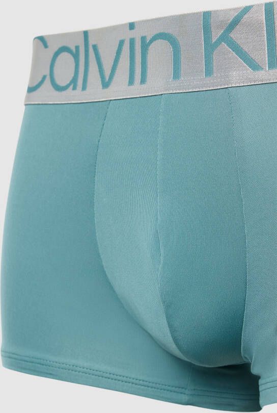 Calvin Klein Underwear Boxershort in een set van 3 stuks model 'Low Rise Trunk 3PK Steel'