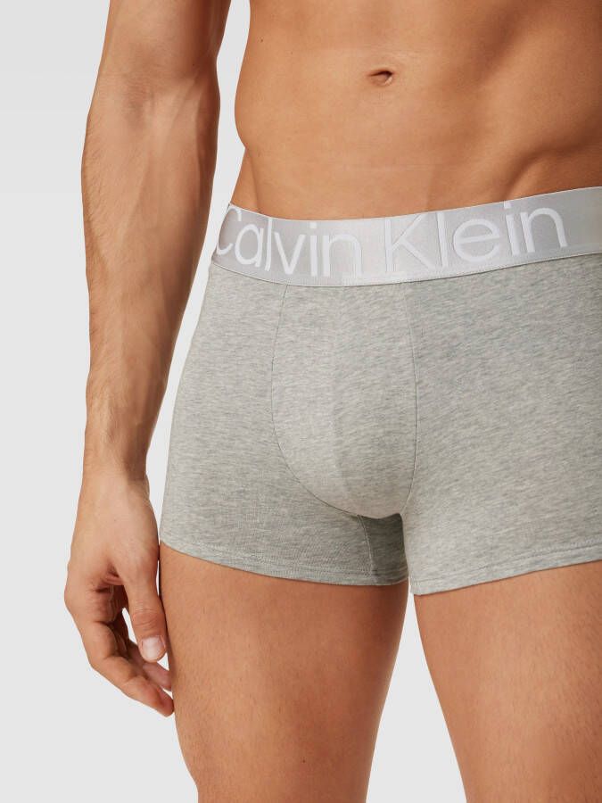 Calvin Klein Underwear Boxershort met elastische band met logo model 'Steel Cotton'