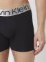 CALVIN KLEIN UNDERWEAR Calvin Klein Heren Boxershorts 3-pack Boxer Briefs Zwart - Thumbnail 8