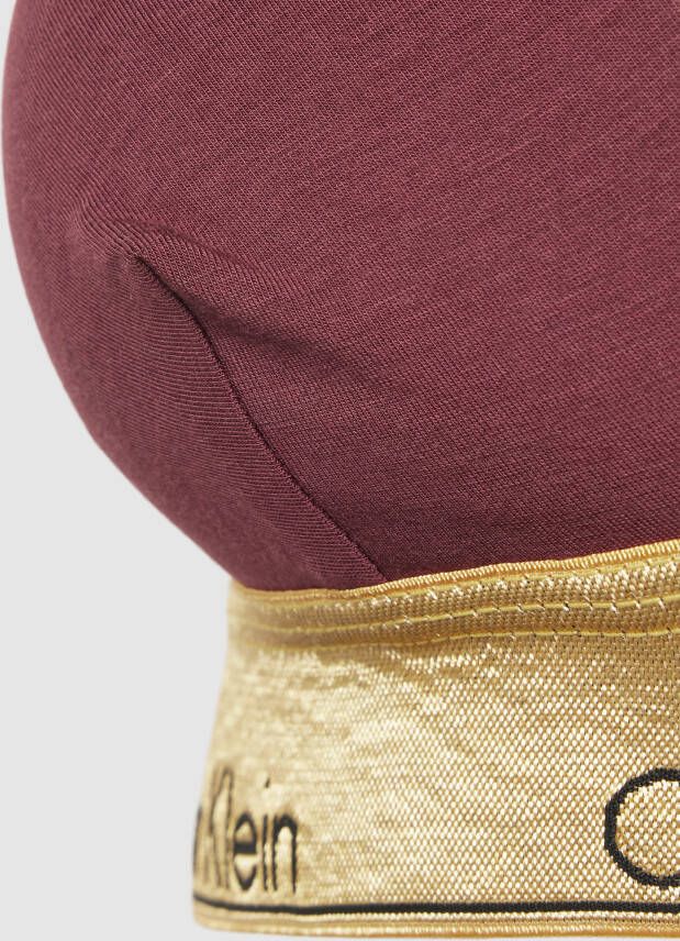 Calvin Klein Underwear Bralette met elastische band met label model 'HOLIDAY'