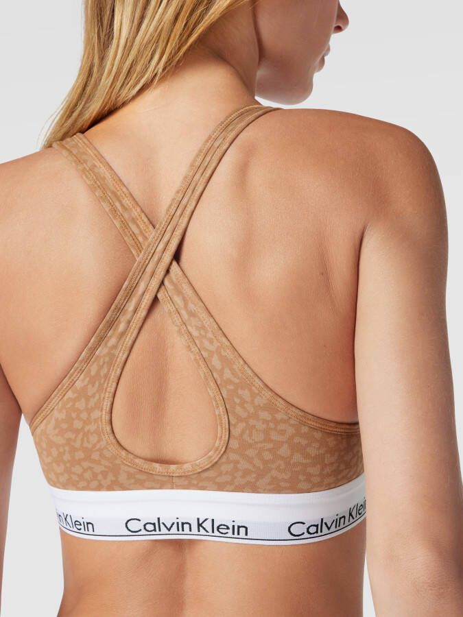 Calvin Klein Underwear Bustier met logo in band model 'MODERN COTTON'