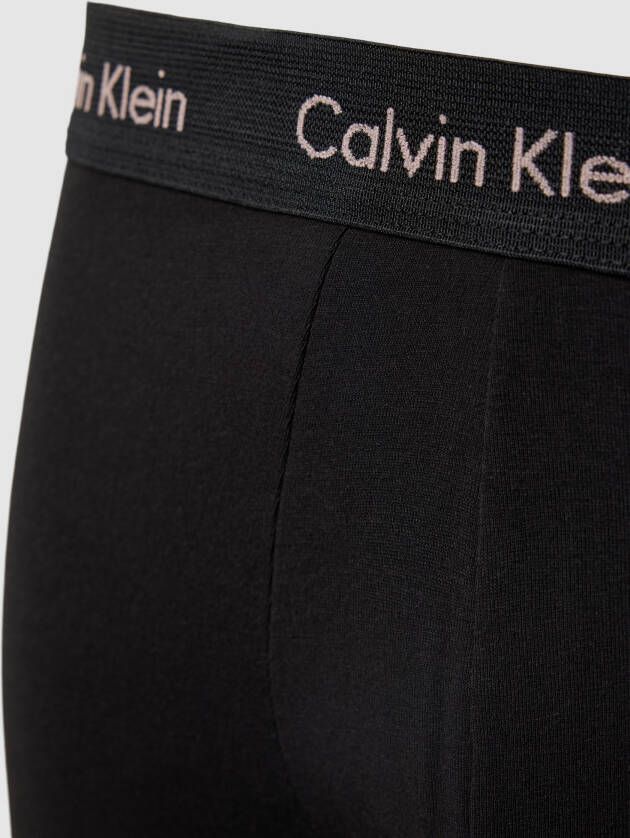 Calvin Klein Underwear Low rise boxershort met elastische band met logo in een set van 3 stuks