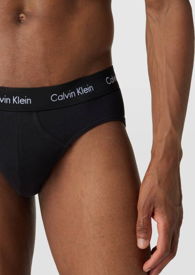 Calvin Klein Underwear Slips van katoenmix set 3 stuks