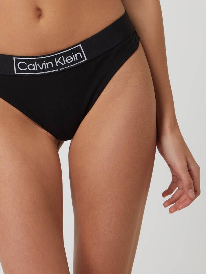 Calvin Klein Underwear String met labelopschrift