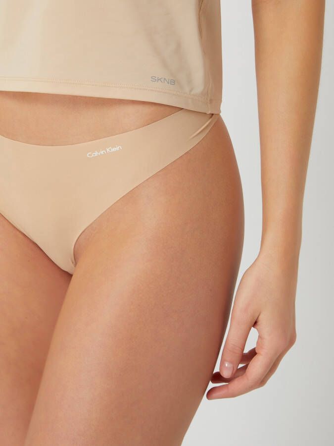 Calvin Klein Underwear String van microgaren naadloos