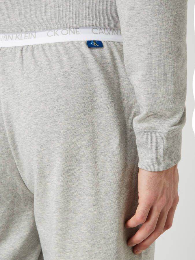 Calvin Klein Sportieve Jogger Broek in Grijs Gray Heren