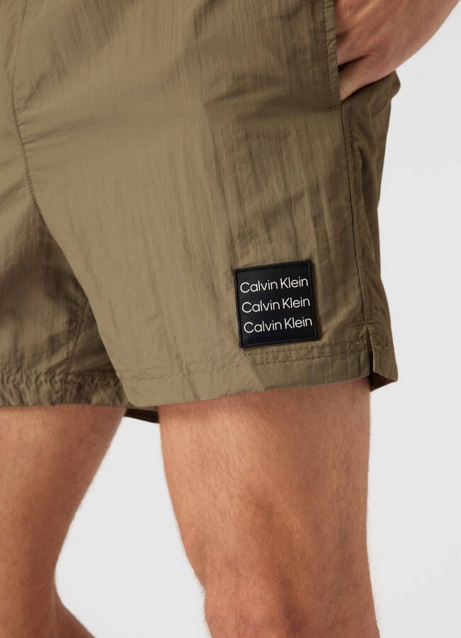 Calvin Klein Underwear Zwembroek met labelpatch