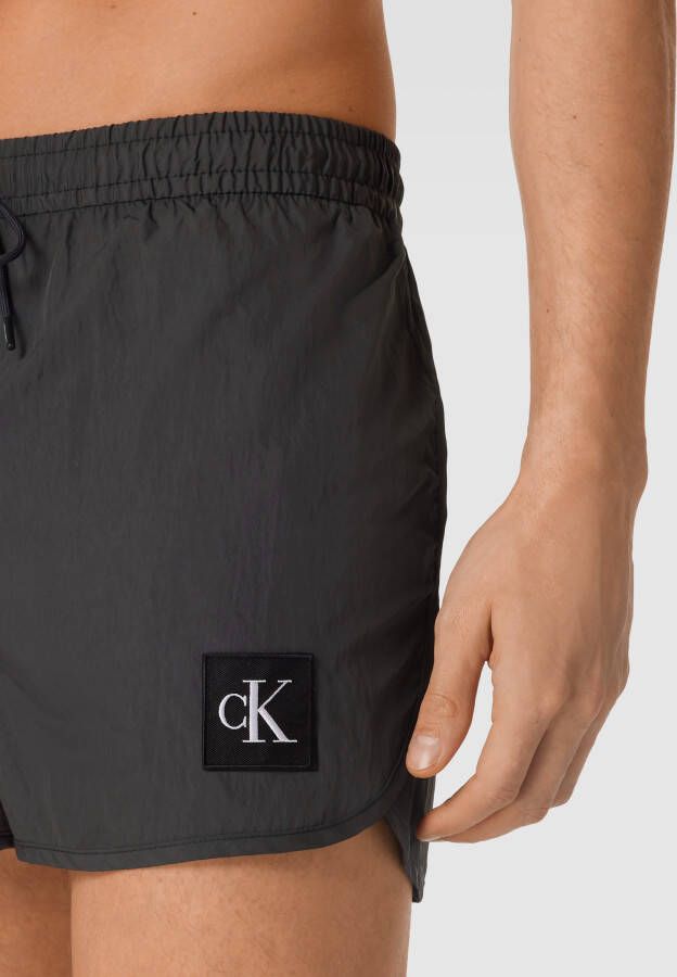 Calvin Klein Underwear Zwembroek met labelpatch model 'SHORT RUNNER'