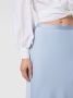 Calvin Klein Midi Rok van Gerecycled Polyester met Diagonale Snit Blue Dames - Thumbnail 4